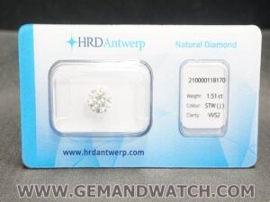RB624เพชรกลมไซส์1.51ct.
